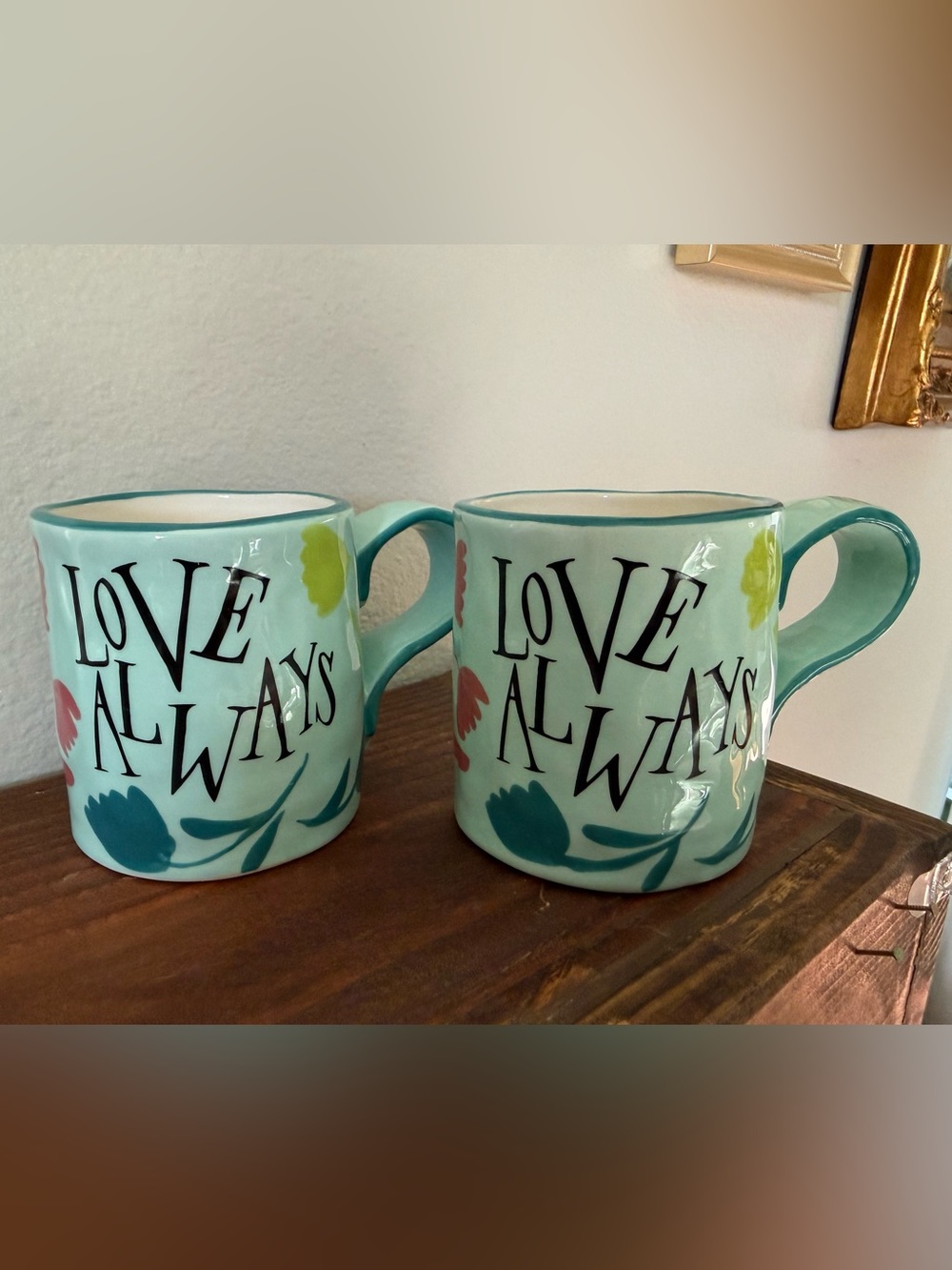 Set of 2 Anthropologie mugs